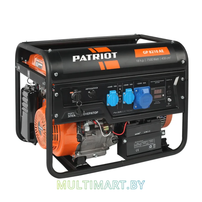 Бензиновый генератор Patriot GP 8210AE